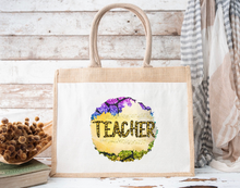 Load image into Gallery viewer, Teacher Jute Bags
