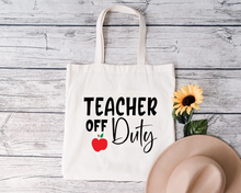 Load image into Gallery viewer, Teacher Tote Bags
