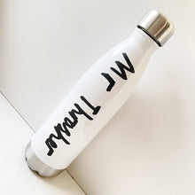 Load image into Gallery viewer, Personalised Stainless Steel Water Bottle - Child’s Handwriting
