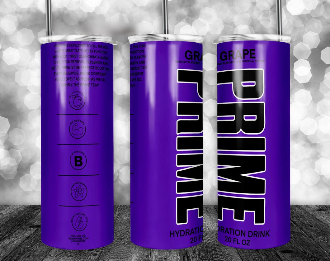 Prime Drink Tumbler - Purple
