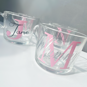 Personalised Glass Mugs