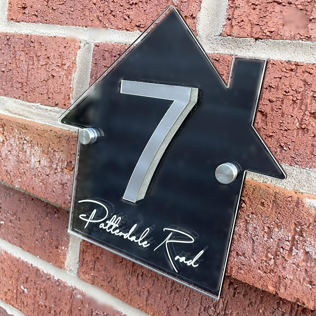 House Door Number Plaque
